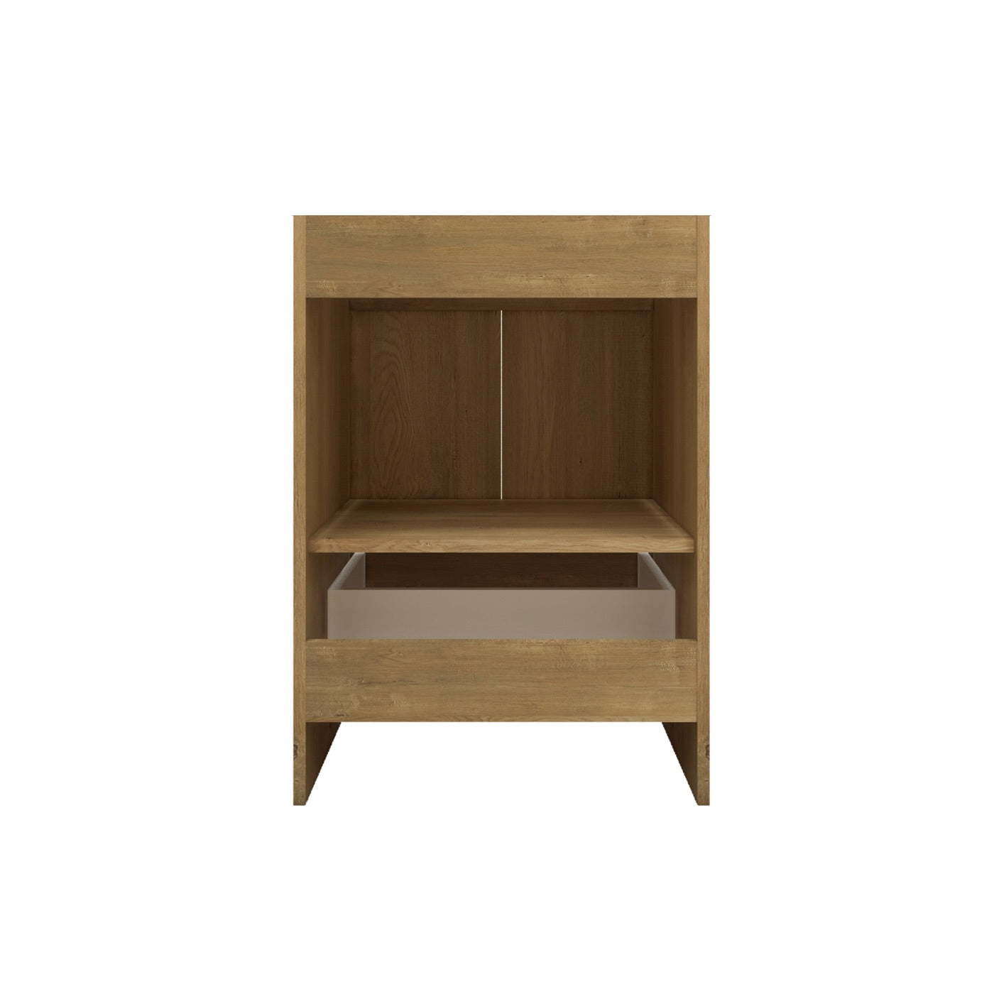 Color: Oak | Elsa 24" Freestanding Bathroom Vanity image 2