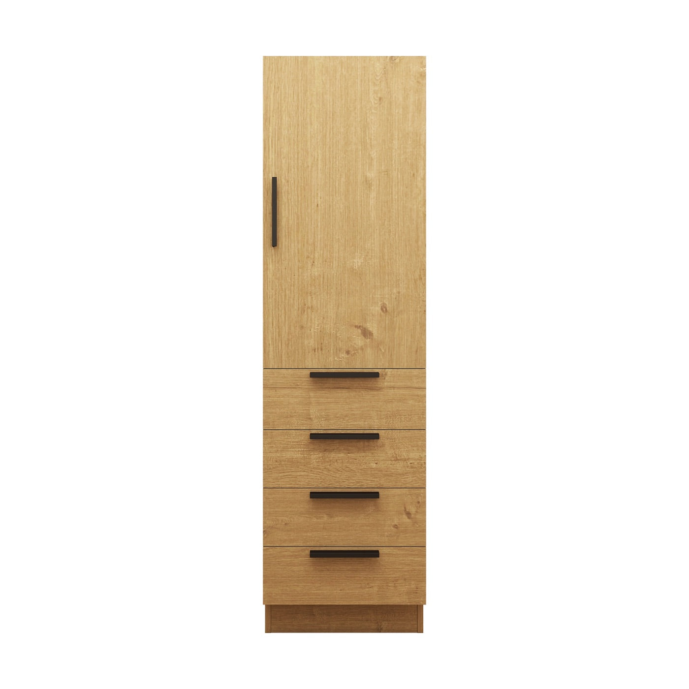 Color: White Oak | Carla 20" Freestanding Linen Cabinet image 1