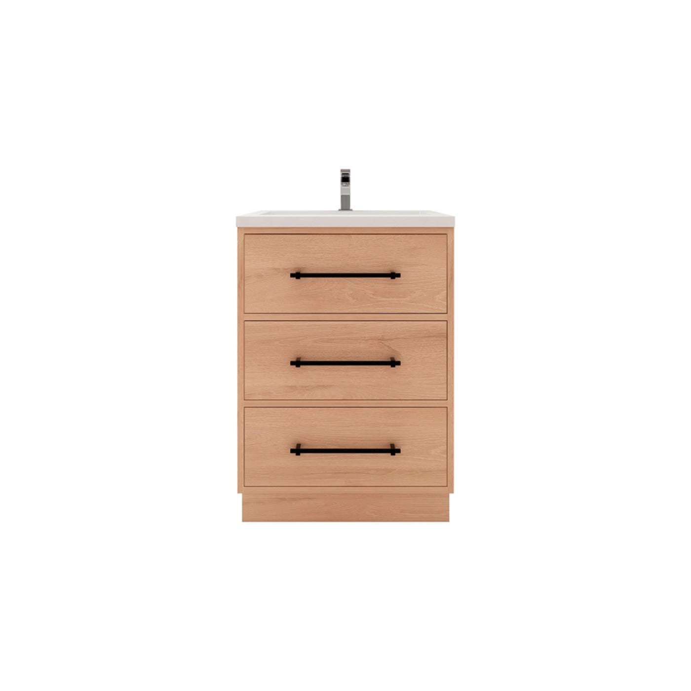 Color: Rosewood | Victoria 24" Freestanding Bathroom Vanity image 1