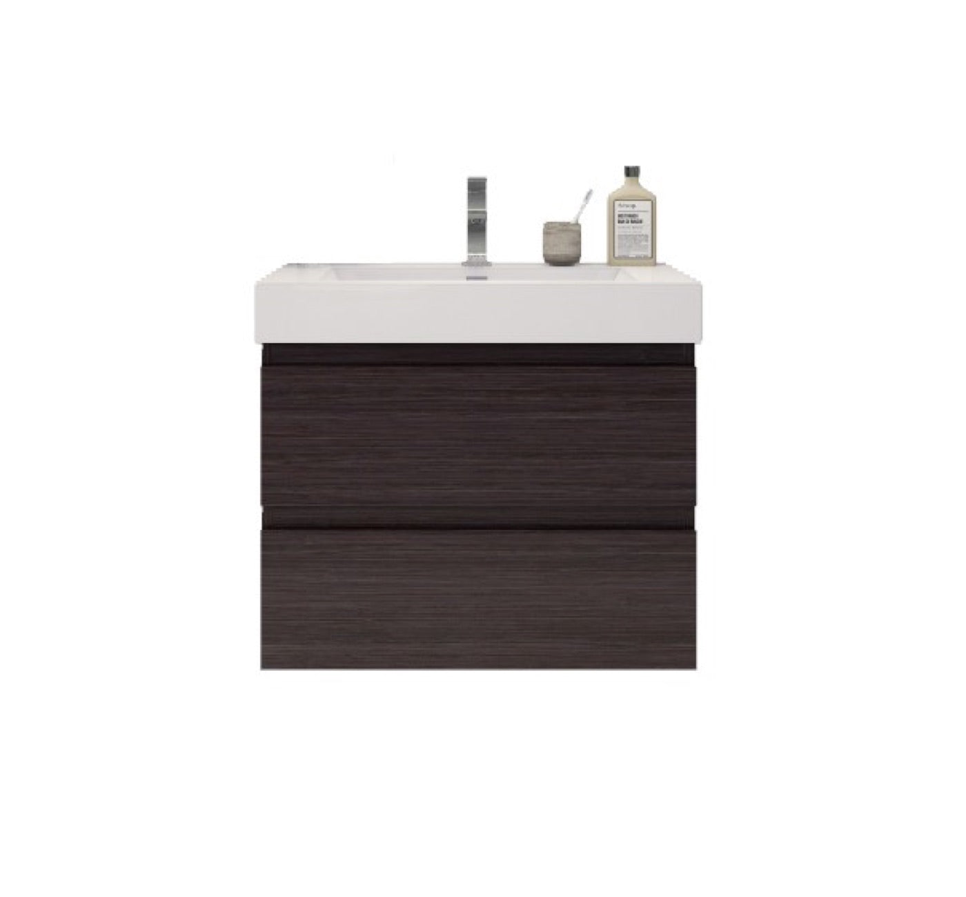 Color: White Oak | MOB 30" Floating Bathroom Vanity image 1