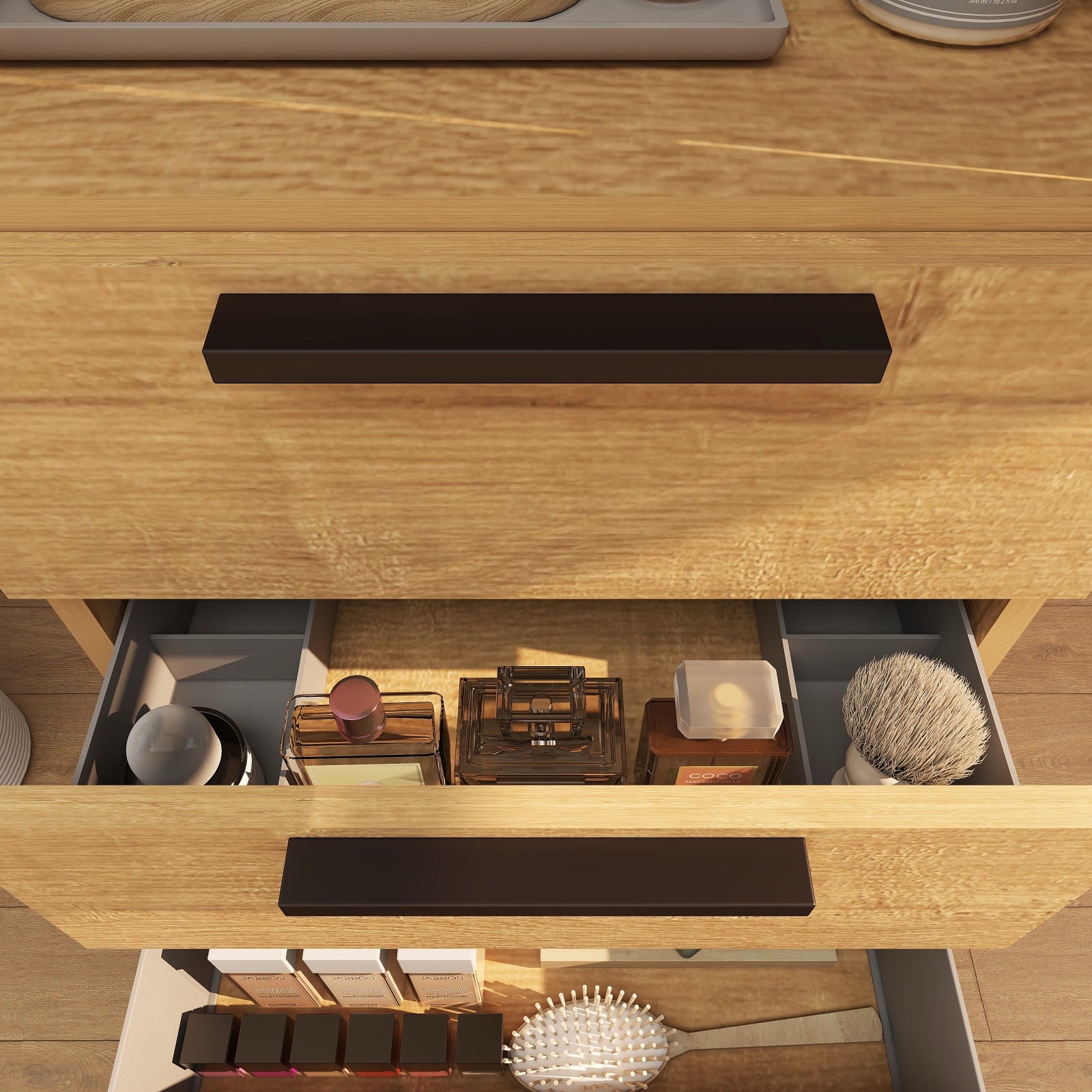 Color: Oak | Carla 20" Freestanding Linen Cabinet | Source: 13.jpg