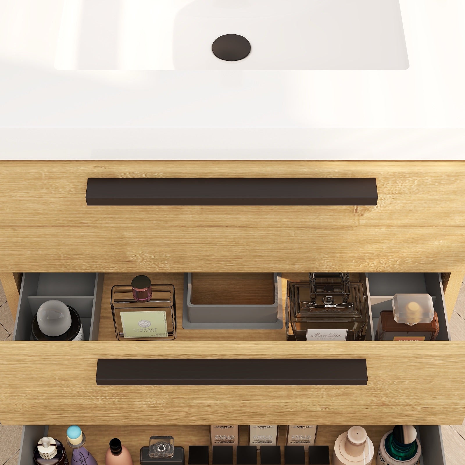 Color: Oak | Carla 24" Freestanding Bathroom Vanity | Source: Carla24-TO (15).jpg