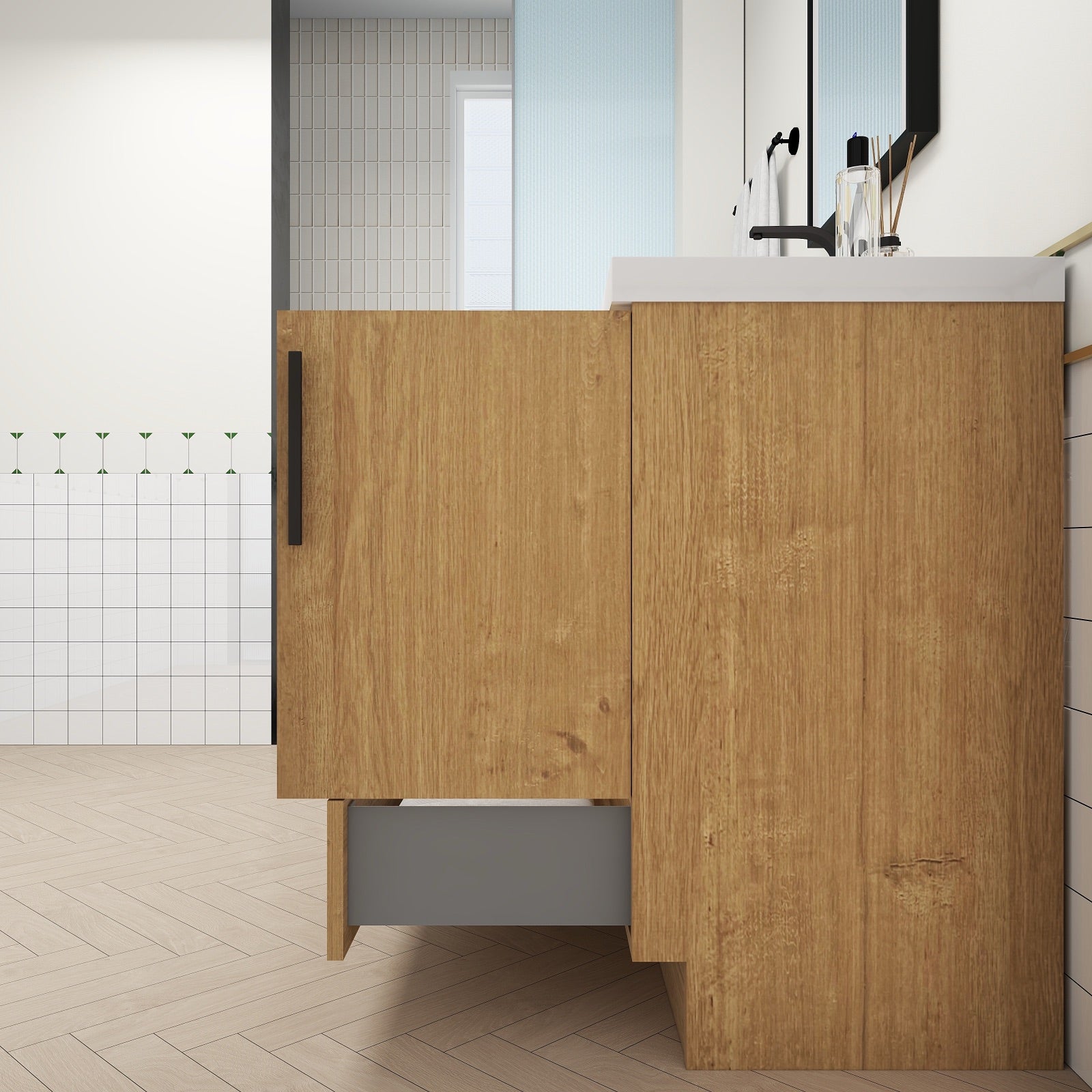 Carla 48" Freestanding Bathroom Vanity image 5