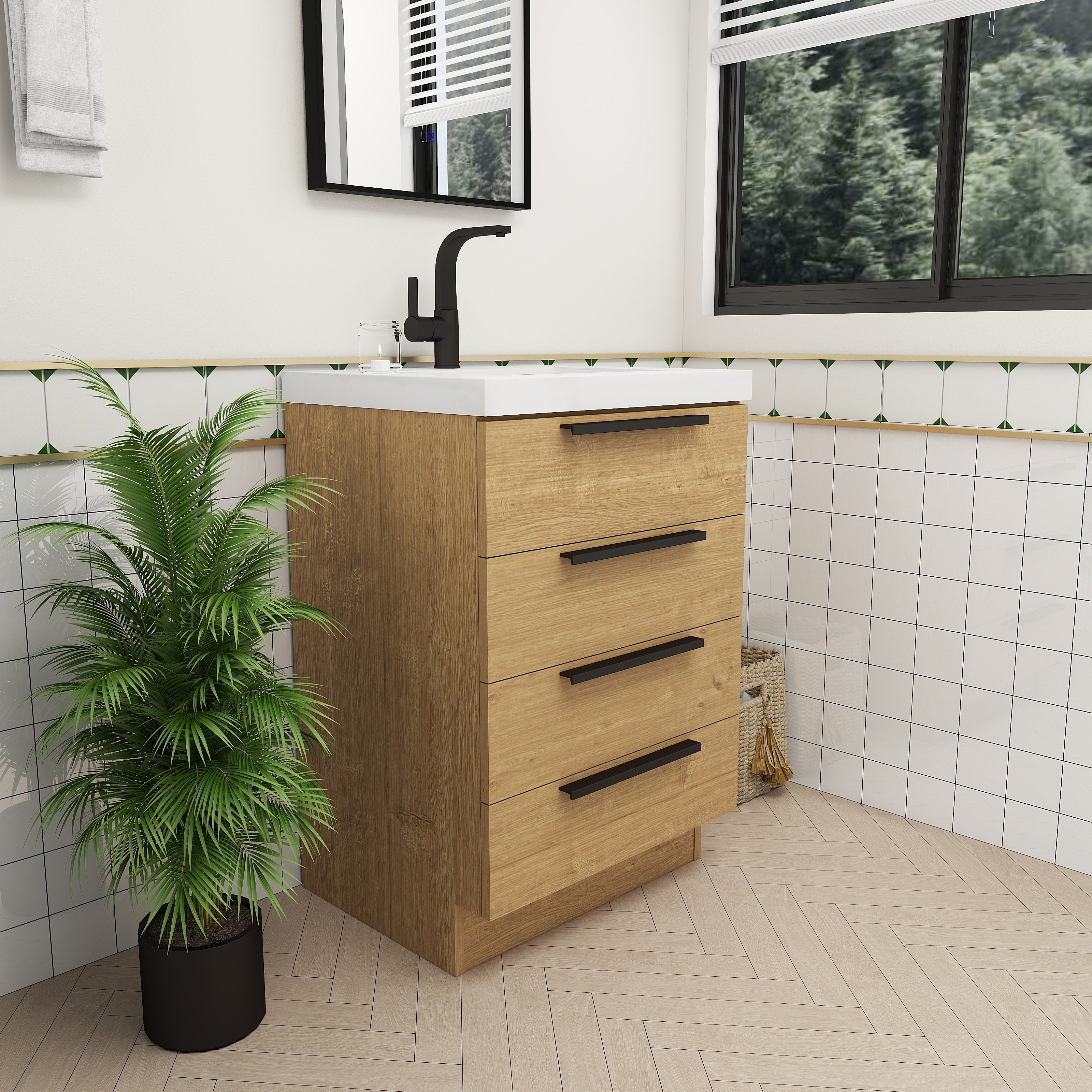 Carla 24" Freestanding Bathroom Vanity