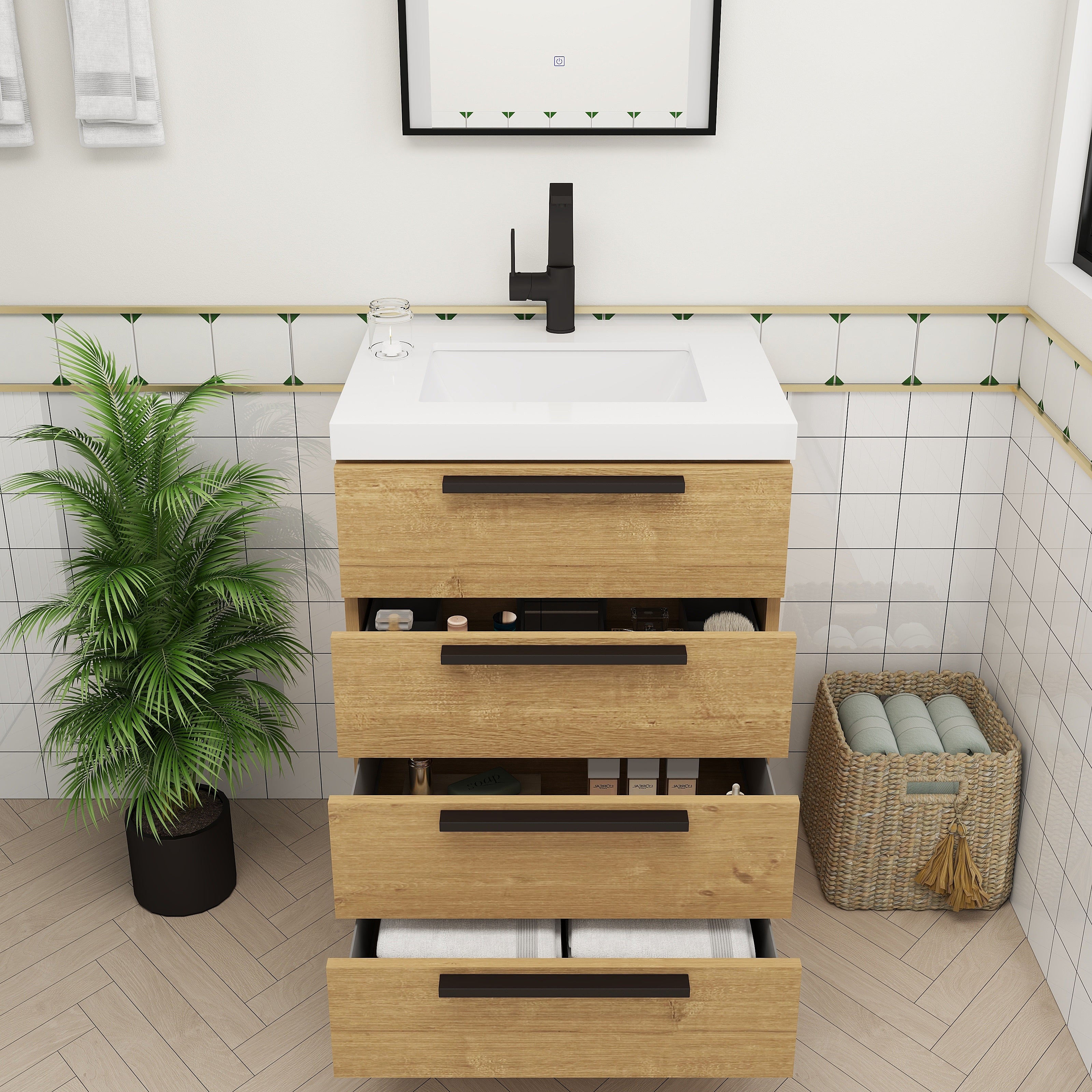 Carla 24" Freestanding Bathroom Vanity