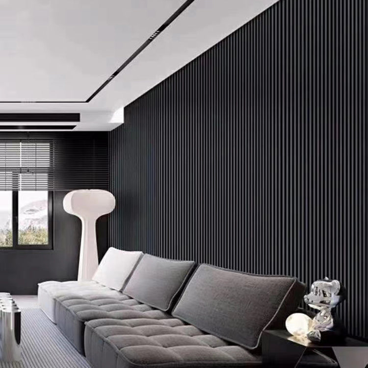 WPC Grille Wall Panel Black Solid or Hollow