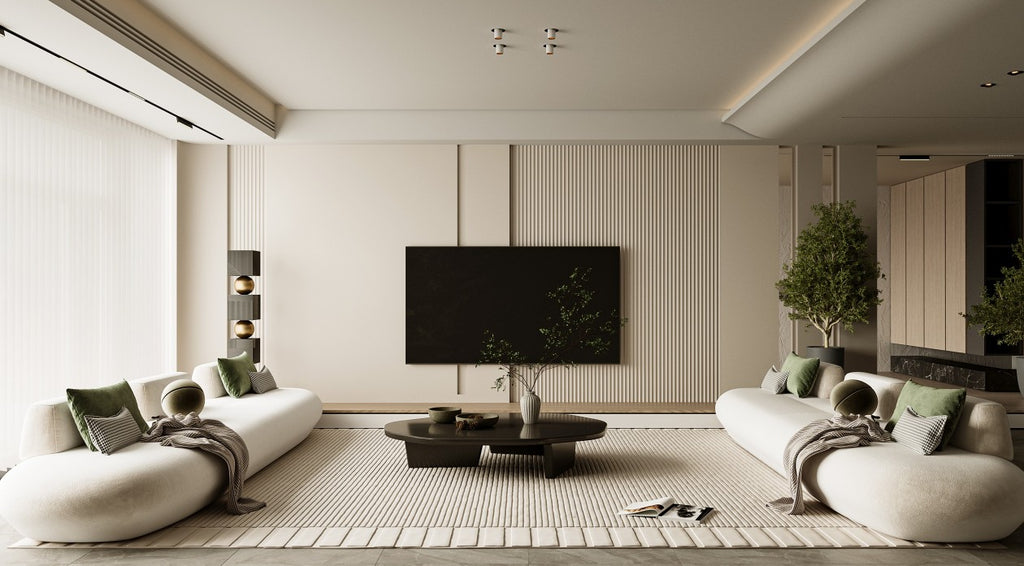 WPC Grille Wall Panels  Beige Solid or Hollow