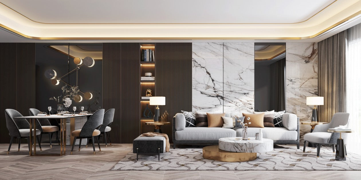 WPC Grille Wall Panel Dark Brown Hollow or Solid