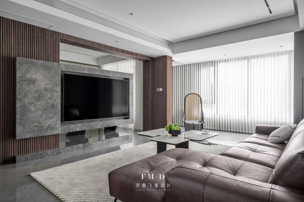 Wood Grain Grille WPC Wall Panel